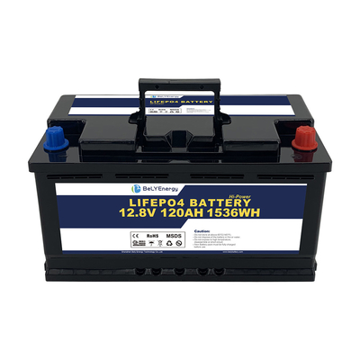 شراء 5000 دورة Lifepo4 بطارية 12v 120ah دورة عميقة online manufacture