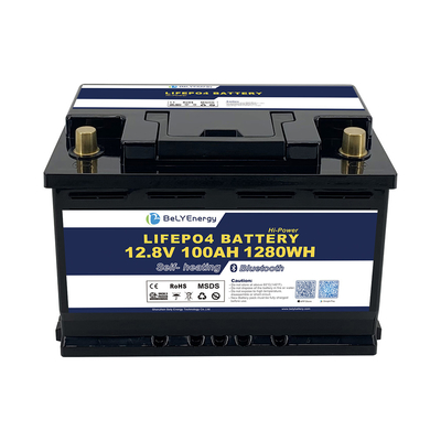 شراء عربة الجولف الكهربائية Lithtech Lifepo4 بطارية ليثيوم 12 فولت 100ah قابلة لإعادة الشحن online manufacture