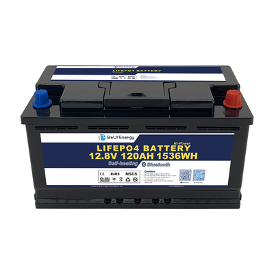 شراء تخصيص 12V 120Ah بطارية ليثيوم أيون تخزين بطارية نظام الطاقة الشمسية المنزلية الاحتياطية online manufacture