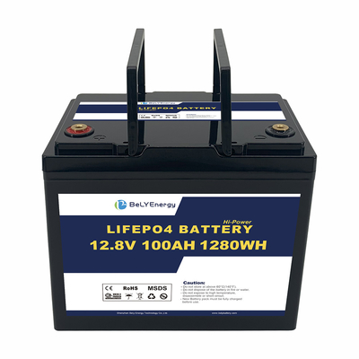 شراء بيلي الطاقة قابلة لإعادة الشحن 12V 100AH بطارية LiFePo4 لمحطة الاتصال RV online manufacture
