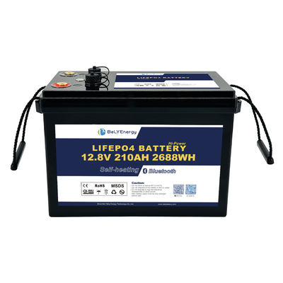 شراء بطارية IP65 12V 210AH مع واجهة CAN / RS485 لنظام الطاقة الشمسية online manufacture