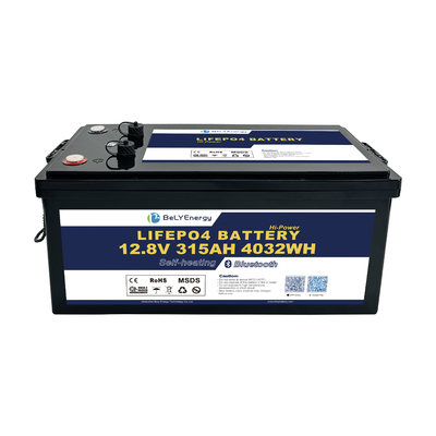 شراء بطارية 315AH 12V LiFePo4 مخصصة بلوتوث وتسخين ذاتي مع واجهة CAN / RS485 online manufacture