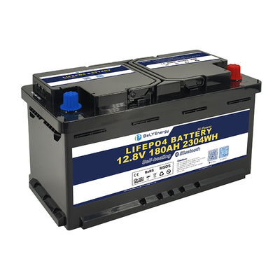شراء IP65 الحجرة بطارية LiFePo4 12V180AH لRV 5000 عمر الدورة 2304Wh الطاقة online manufacture