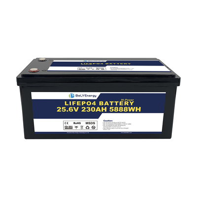شراء بطارية IP65 مقاومة للماء عالية الأداء 24V 230Ah LiFePO4 مع محطة M8 للقوارب البحرية online manufacture