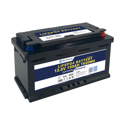 شراء بطارية الليثيوم 12V 150AH LiFePO4 مع BT والتدفئة الذاتية لتخزين الطاقة online manufacture