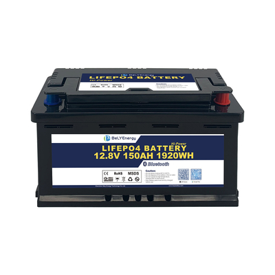 شراء بطارية الليثيوم LiFePO4 مع BT 12V 150AH للسيارات ذات الشاحنة / الكرافان / المارين online manufacture