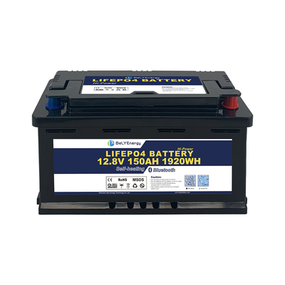 شراء بطارية RV لتخزين الطاقة مع BT وبطارية الليثيوم LiFePO4 ذاتية التدفئة 12V 150AH online manufacture