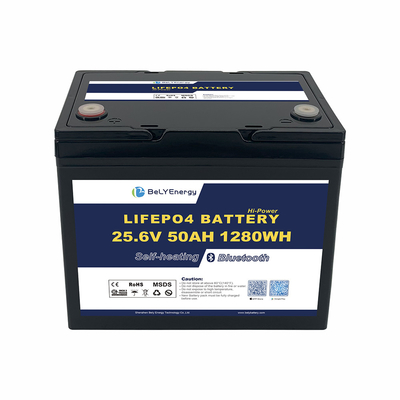 شراء بطارية الليثيوم 24 فولت 50AH LiFePO4 مع BT وتدفئة online manufacture