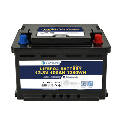 شراء بطارية محمولة ذات جودة عالية تخصيص 3000 دورة بطارية LiFePO4 12V100Ah للقارب online manufacture
