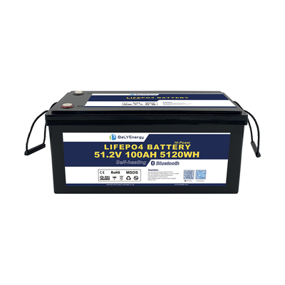 شراء نظام تخزين الطاقة 48 فولت بطارية LiFePO4 100ah مع الحد الأقصى لتفريغ التيار 100A و Bluetooth اختياري online manufacture