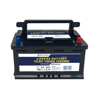 شراء بطارية 12V 150AH LiFePo4 مع BT والتدفئة الذاتية لتركيب تحت المقعد RV / CARAVAN / MARINE online manufacture