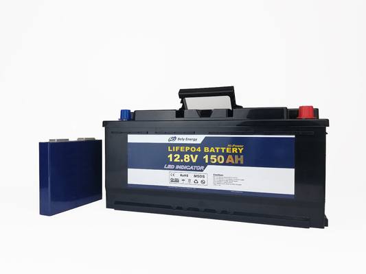 شراء 1920WH بطارية LiFePO4 قابلة لإعادة الشحن 12V 150AH مع مراقبة LCD online manufacture