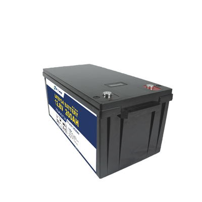 شراء 12V 200Ah بطارية ليثيوم أيون فوسفات الصمام الخفيفة بطاريات منزل متنقل online manufacture