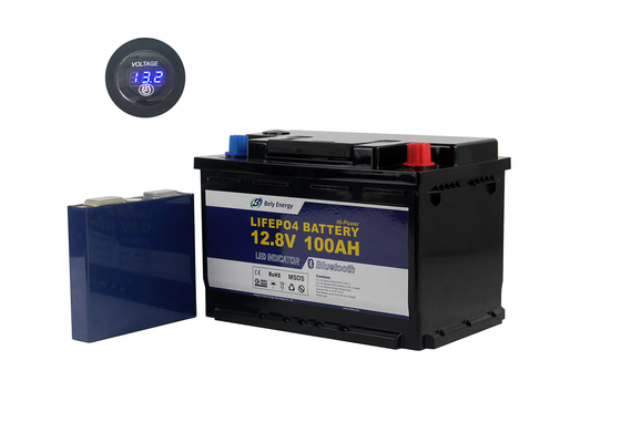 شراء بطارية الليثيوم البحرية ضوء الشارع 100Ah 12V Lifepo4 حزمة البطارية مع العرض online manufacture