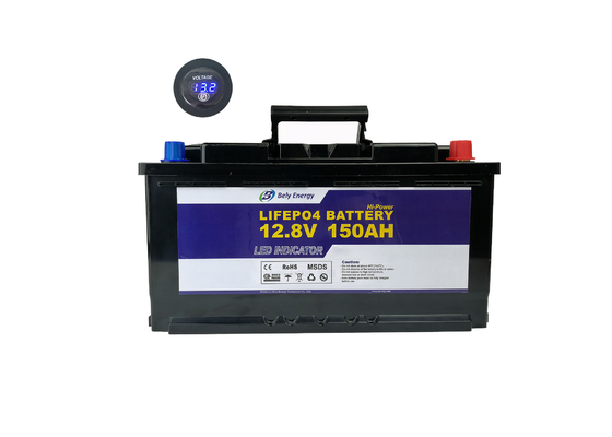 شراء 1920Wh LiFePo4 بطارية 12V 150Ah مع بطارية ليثيوم أيون LED للسكوتر الكهربائي online manufacture