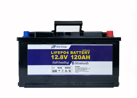 شراء BT4.0 120Ah 12V بطارية ليثيوم الترفيه بطارية ليثيوم فوسفات الحديد العميق online manufacture