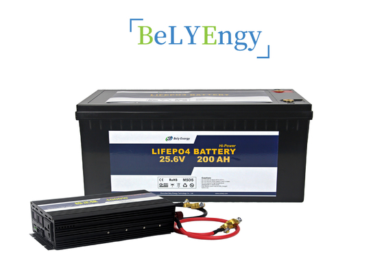 شراء قارب ملجأ بحري RV المنشور 24V بطارية LiFePo4 200AH online manufacture