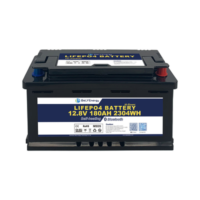 ABS Case 180Ah RV بطارية الليثيوم IP65 حماية الحجرة 10V تحت حماية الجهد