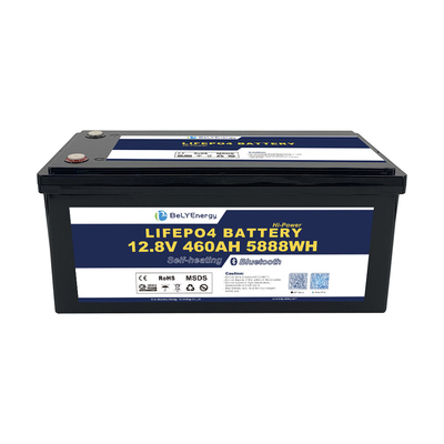 بطارية الليثيوم LiFePO4 12V 460AH مع 200A BMS الحالية مع BT والتسخين الذاتي