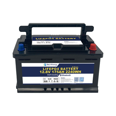 بطارية قابلة لإعادة الشحن 12V175AH LiFePo4 مع 200A الحد الأقصى لتشغيل التيار