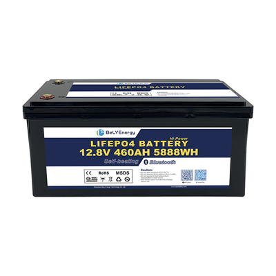 IP65 حماية مضادة للماء محمول 12V 460Ah بطارية LiFePo4 طويلة العمر للمشروع