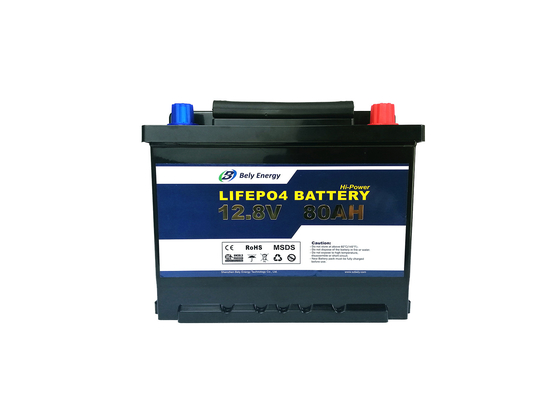 سيارة UPS Lifepo4 12V 80AH RV بطارية ليثيوم لنظام الطاقة الشمسية