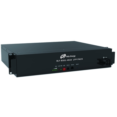 RS485 Communication LiFePO4 بنك بطارية الاتصالات 48V 20Ah مع مؤشرات LED