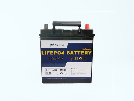 MSDS 12V 50Ah عربات الجولف تخزين الطاقة بطارية ليثيوم مع مصباح LED